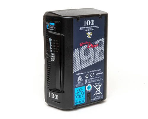 IDX Endura DUO-C198 191Wh V-Mount Battery Hire – Gold Coast